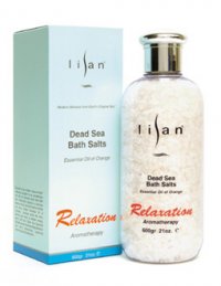 Lisan Dead Sea Relaxation Bath Salts (Essential Oil of Orange), 600 g