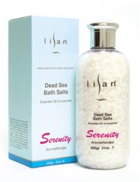 Lisan Dead Sea Serenity Lavender Bath Salts (Essential Oil of Lavender), 600 g